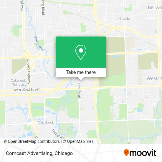 Comcast Advertising map