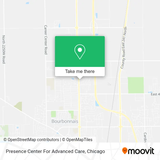 Presence Center For Advanced Care map