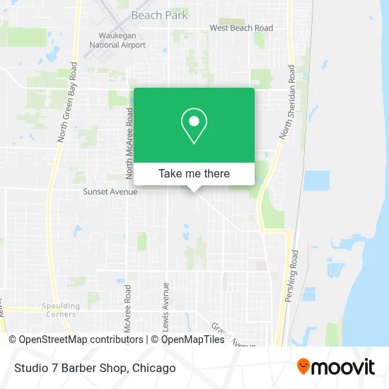 Studio 7 Barber Shop map