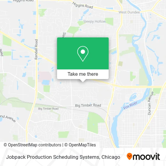 Jobpack Production Scheduling Systems map