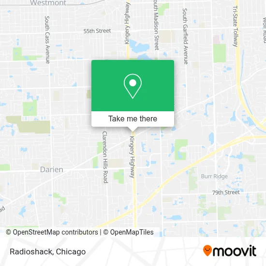 Radioshack map