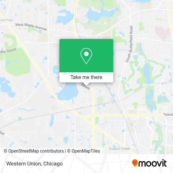 Western Union map