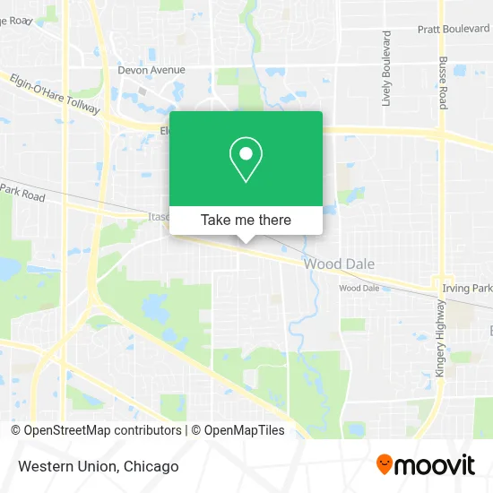 Western Union map