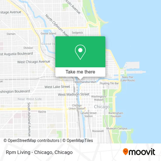 Rpm Living - Chicago map