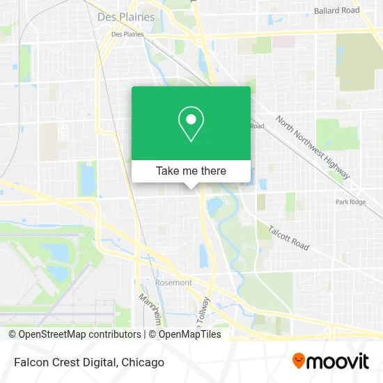Falcon Crest Digital map