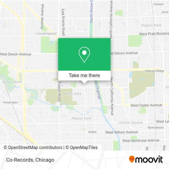 Co-Records map