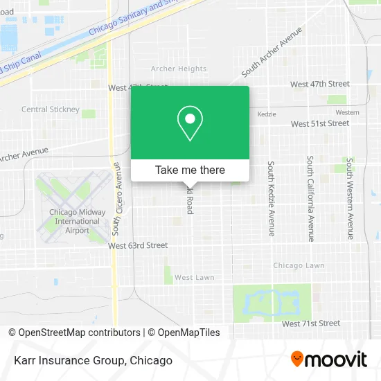 Karr Insurance Group map