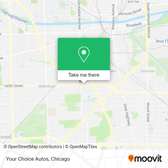 Your Choice Autos map