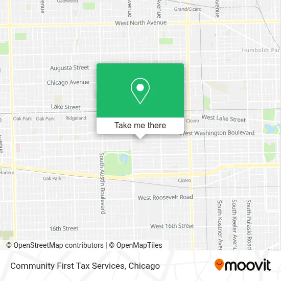 Community First Tax Services map