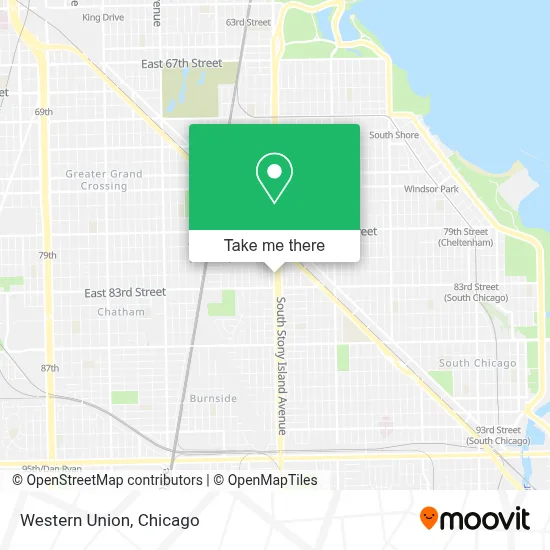 Western Union map