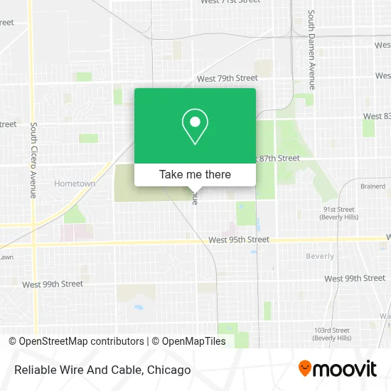 Reliable Wire And Cable map