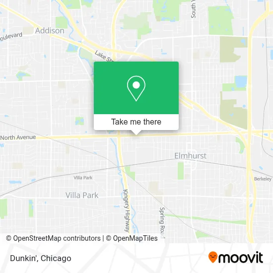 Dunkin' map