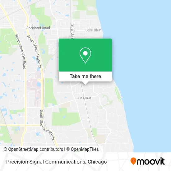 Precision Signal Communications map
