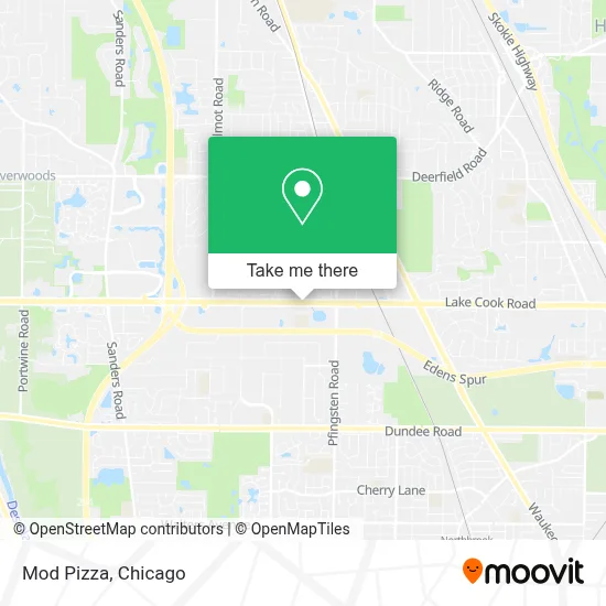 Mod Pizza map