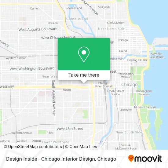 Design Inside - Chicago Interior Design map