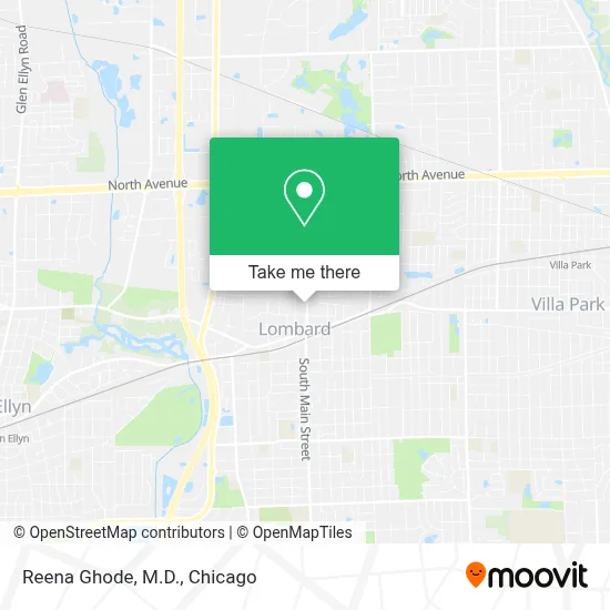 Reena Ghode, M.D. map
