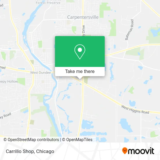 Carrillo Shop map