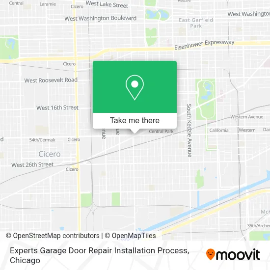 Experts Garage Door Repair Installation Process map