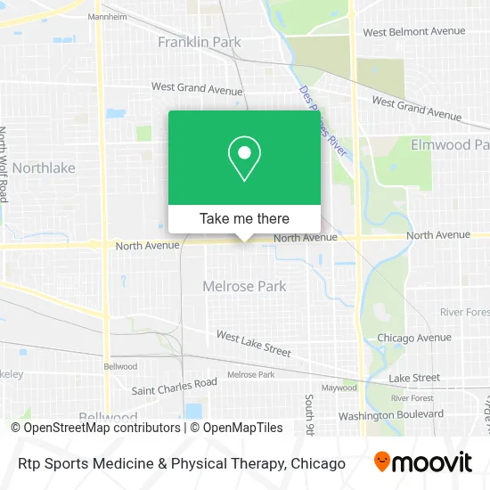 Rtp Sports Medicine & Physical Therapy map