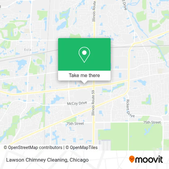 Lawson Chimney Cleaning map