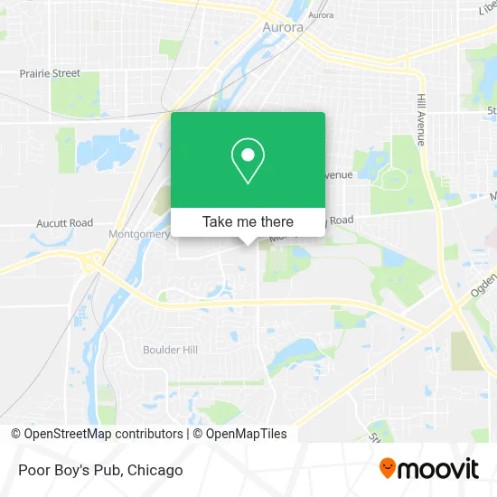 Poor Boy's Pub map