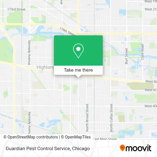 Guardian Pest Control Service map