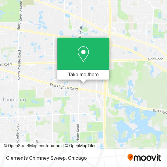 Clements Chimney Sweep map