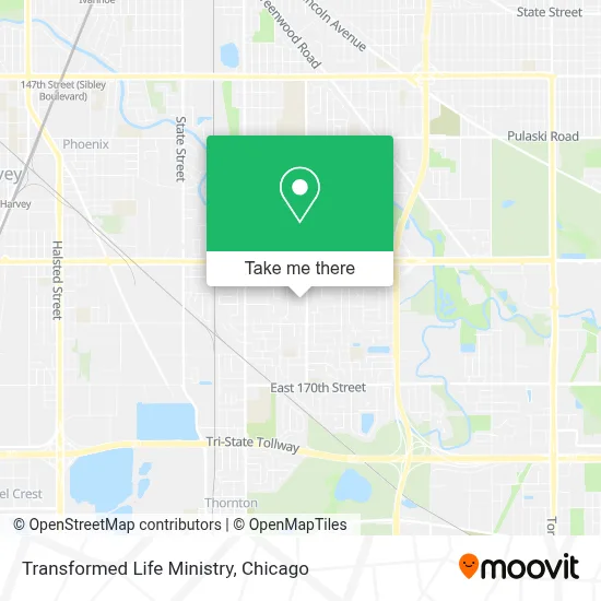 Transformed Life Ministry map