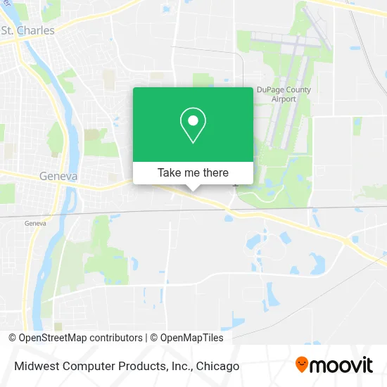 Midwest Computer Products, Inc. map