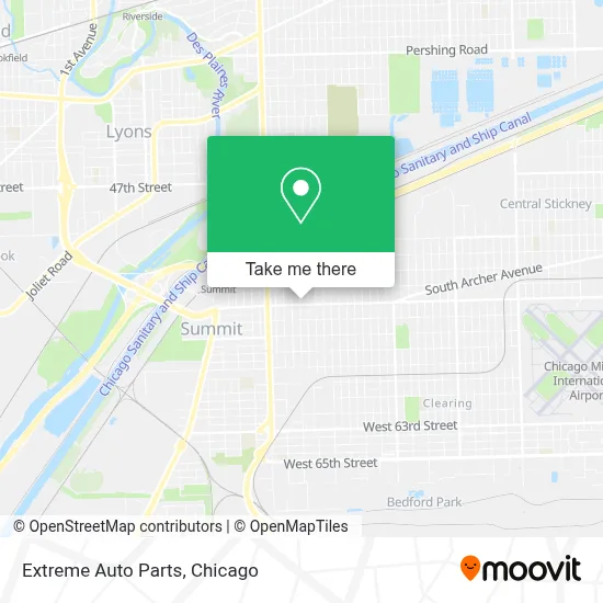 Extreme Auto Parts map