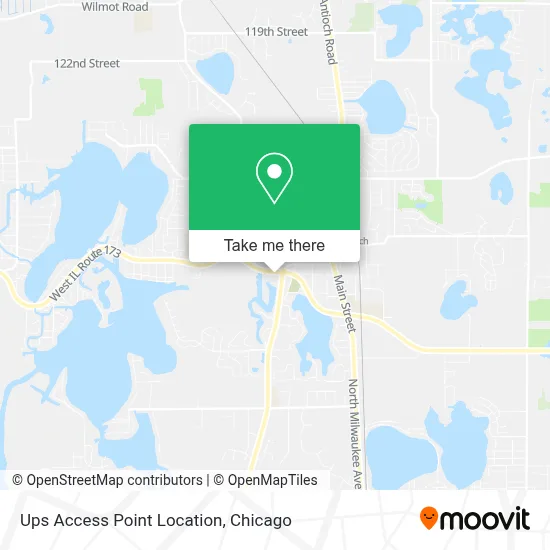 Ups Access Point Location map