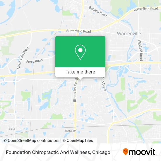Foundation Chiropractic And Wellness map