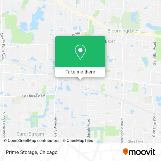 Prime Storage map
