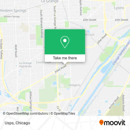 Usps map