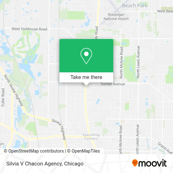 Silvia V Chacon Agency map