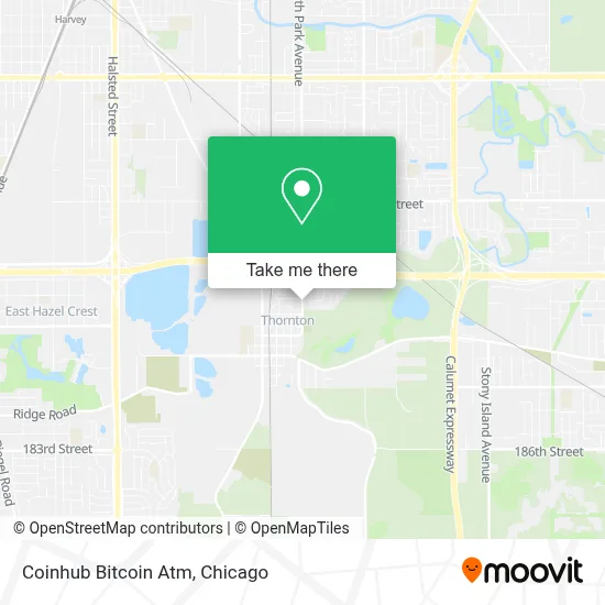 Coinhub Bitcoin Atm map