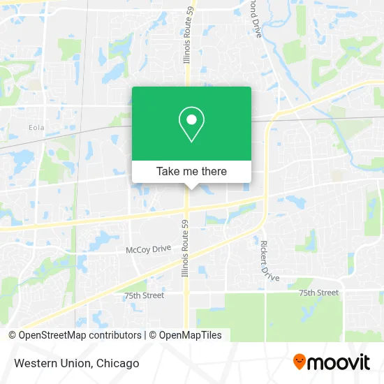 Western Union map