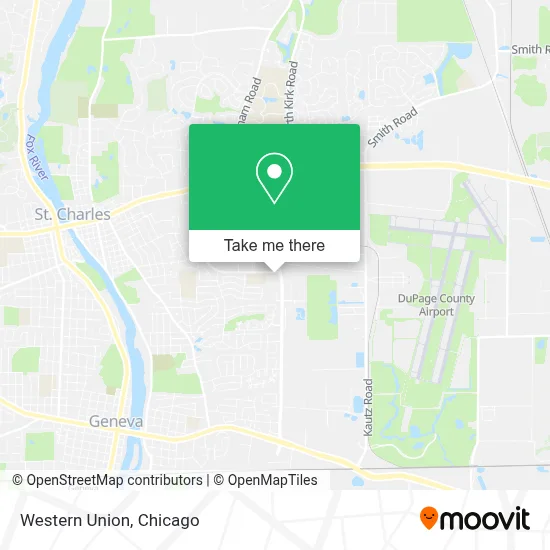 Western Union map