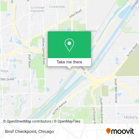 Bnsf Checkpoint map