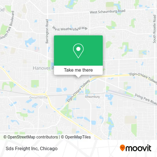 Sds Freight Inc map