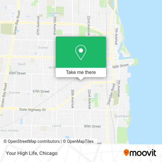 Your High Life map