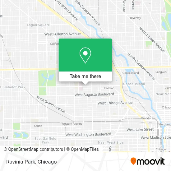 Ravinia Park map