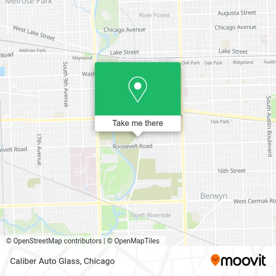 Caliber Auto Glass map