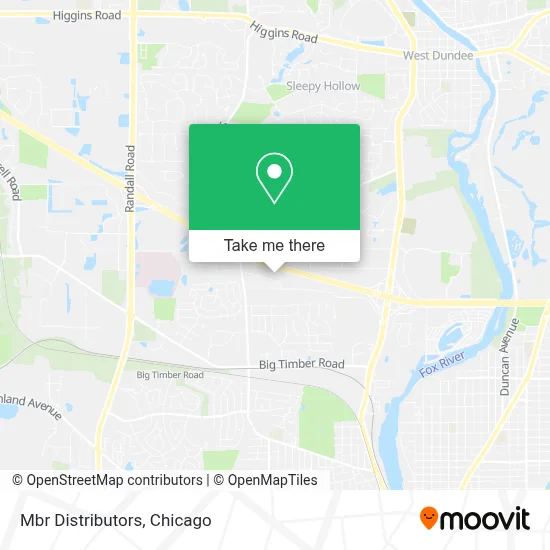 Mbr Distributors map