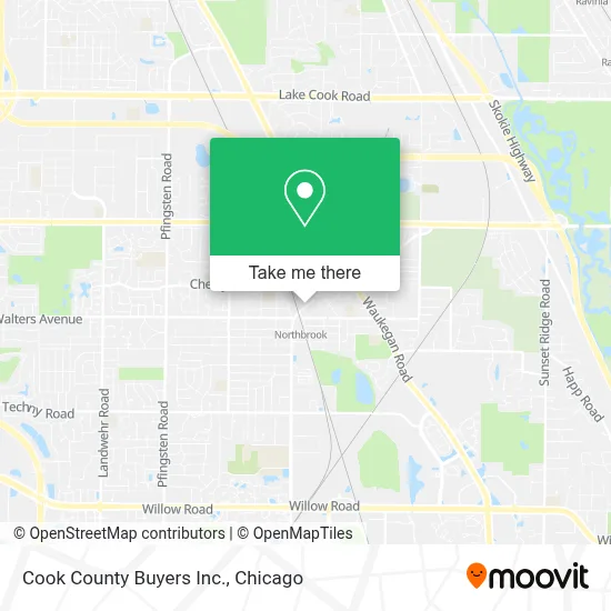 Cook County Buyers Inc. map