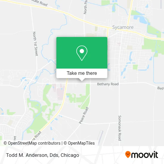 Todd M. Anderson, Dds map