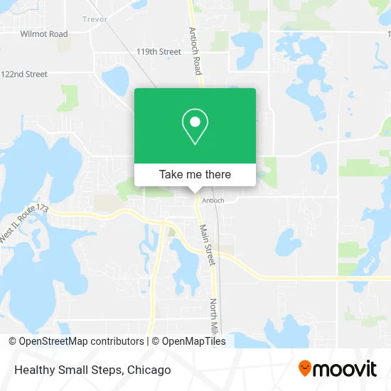 Healthy Small Steps map