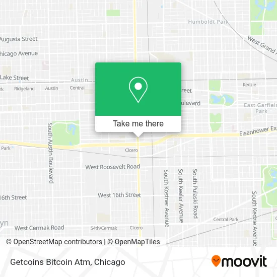 Getcoins Bitcoin Atm map