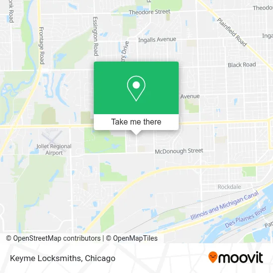 Keyme Locksmiths map
