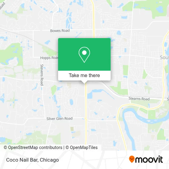 Coco Nail Bar map
